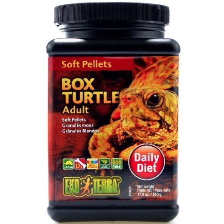 Exo Terra Soft Pellets Adult Box Turtle Food 18 oz Pack of 4