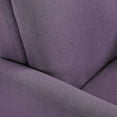 thumbnail image 6 of Dazone 2 Pieces Modern Accent Fabric Chair Single Sofa Comfy Upholstered Armchair Living Room Purple, 6 of 7