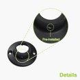 thumbnail image 3 of Naiture Straight Shower Curtain Rod Round Flanges, Zinc Alloy, Set of 2, Black Finish, 3 of 7