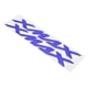 thumbnail image 4 of Par de pegatinas con emblemas de motocicleta tridimensionales para XMAX 125, 250 y 400 (azules), 4 of 14