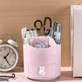 thumbnail image 4 of YIMWNYI 360 Degree Rotating Pen Organizer, Multi-Purpose Desk Organizer, Office Stationery Organizer, Makeup Brush Holder, 5 Compartments, Compact and Space-Saving Desktop Organizer, 4 of 6