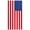 American flag, variant on Premium Printed 100% Cotton Travel Beach Towel,Quick-Dry,28"x58"