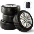 thumbnail image 5 of 10pcs Tire Valve Caps (Black), Plastic Car Tire Stem Dust Cover, with Seal Rings, Suitable for SUV, Motorcycle, Truck, Bicycle, 5 of 5
