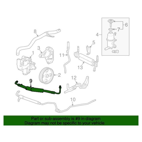 GM 22792606 Hose Asm-P/S Gr Inl