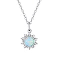 thumbnail image 2 of Daisyyozoid Collier pour Femme en Argent Sterling 925 Plaqué Soleil, Collier Mode au Style Raffiné, 2 of 5