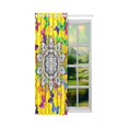 thumbnail image 2 of MKHERT Butterflies Mandala Window Curtain Living Room,Bedroom Window Drapes 52x84 inch, 2 of 3
