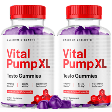 Vital Pump XL Gummies for Men Maximum Strength Vitamin Supplement 120 Gummies