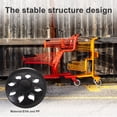 thumbnail image 4 of 4Pcs Luggage Cart Caster Wheels Shopping Cart Casters Trolley Casters Replacement, 4 of 5