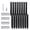 8pcs, variant on Fence Post Repair Kit, Includes Heavy Duty Fence Posts Repair Stakes, Steel Ground Spikes for Repairing Broken or Tilted Wooden Posts in Yards Farms