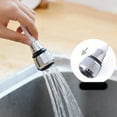 thumbnail image 3 of Home Kitchen Long Hose Portable Pullable Foaming Faucet Extension Extender(White), 3 of 7