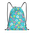 thumbnail image 1 of Fotbe Donut Bolsa Mochila con Cordón Estampada, Bolsa de Gimnasio Deportiva, Bolsa Cinch, Bolsa con Cordón para Hombres y Mujeres-Medium, 1 of 6
