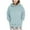 Light Blue, variant on Womens Oversized Hoodies Fleece Sweatshirts Long Sleeve Pullover Tops Casual Loose Fall Outfits with Pocket