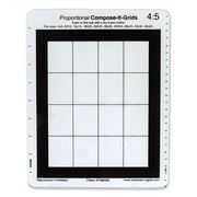 Compose It Grid - 8" x 10", Single Grid, 4:5