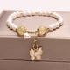 thumbnail image 3 of Pulsera de cristal de fresa con perlas de agua dulce para mujer Xihbxyly, 3 of 4