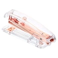 thumbnail image 3 of Uxcell Acrylic Stapler, Portable Stylish Manual Effortless Desktop Accessories Stapler, Rose Gold, 3 of 6