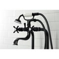 thumbnail image 4 of Kingston Brass CCK246K0 Essex Freestanding Clawfoot Tub Faucet Package with Supply Line, Matte Black, 4 of 7