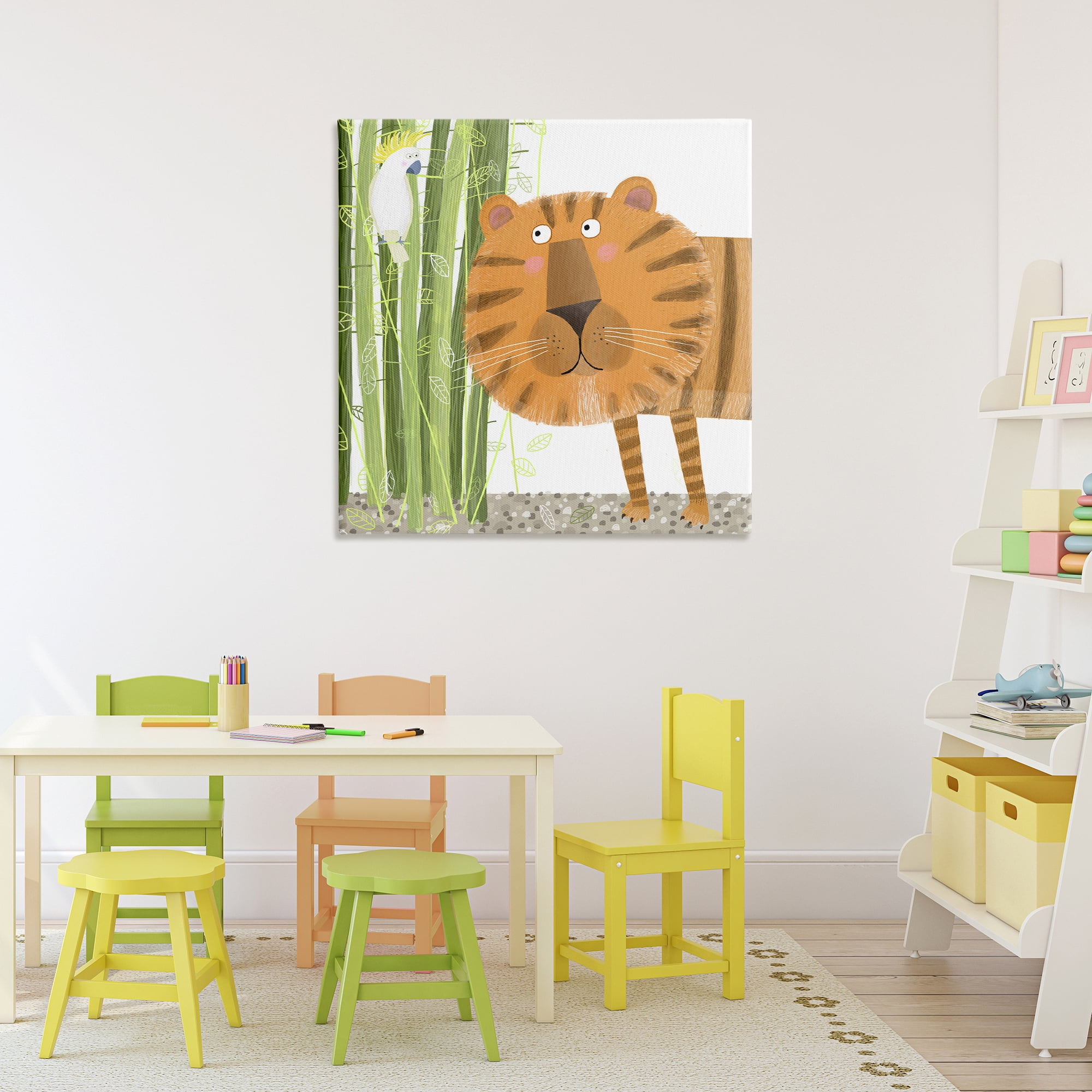 Stupell Industries Bamboo Trees & Tiger Canvas Wall Art, design by Carla Daly