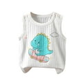 thumbnail image 2 of ATOGUTA Boys Undershirts Sky Blue Crew Neck Undershirt Everyday Wear Tees Size 0-6, 2 of 3