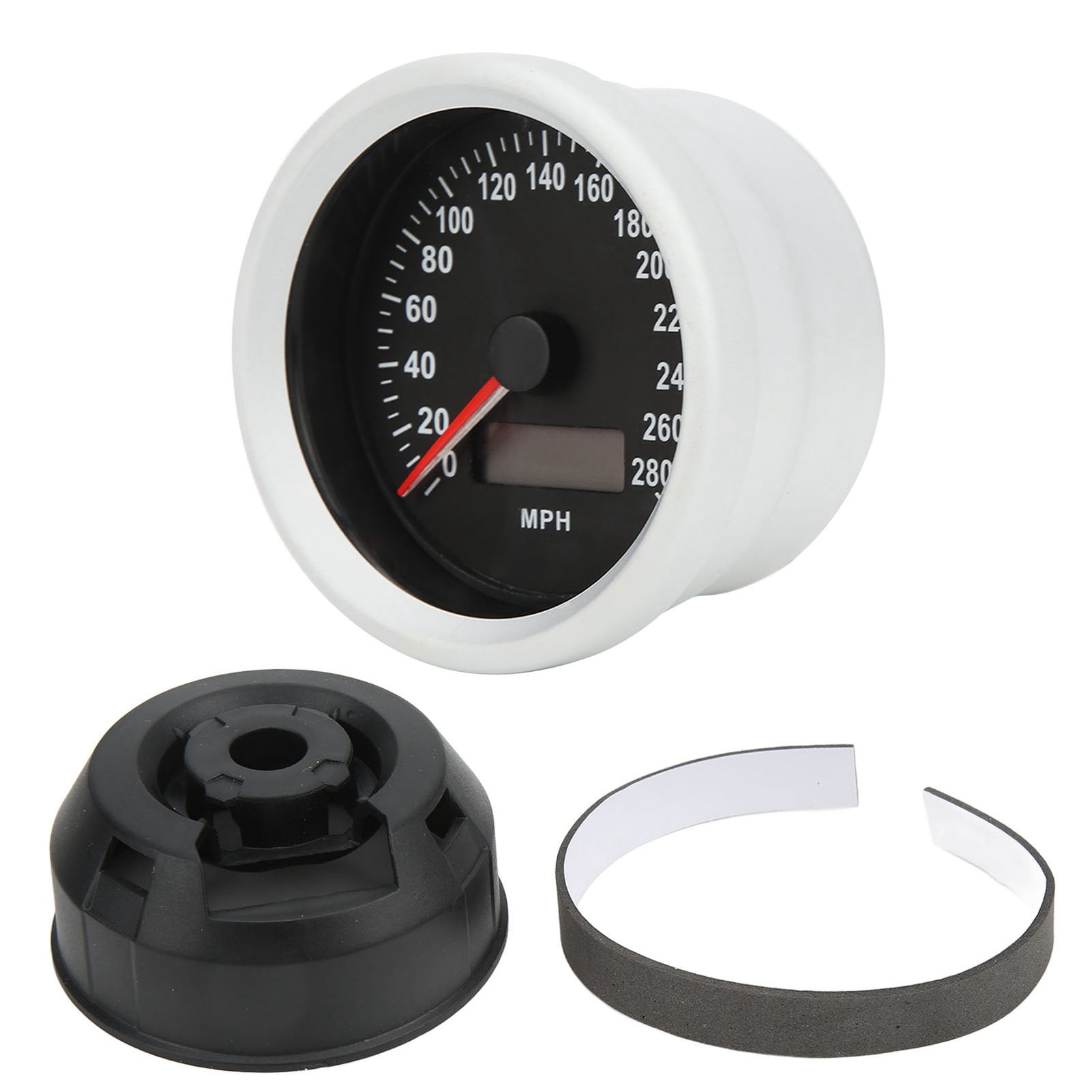 GPS Odometer, Practical Waterproof Motorcycle Speedometer 12V 280MPH