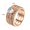 Rose Gold-6Size, variant on Yoursfs 18K Gold Plated Wedding Rings Sets for Women Multicolor Stackable CZ Eternity Promise Engagement Rings Set Bridal Jewelry (Size 8)
