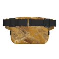 thumbnail image 4 of The Double-Layer Waist Bag Features A 6.3×9.1×2.8in Nylon Zipper And A Pull With A Zipper Compartment Sandybrown Marble_3, 4 of 8
