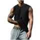 thumbnail image 2 of Camiseta sin mangas de cuello redondo para hombre, color liso, elástica, informal, para fitness, deportiva, permeable, camisetas sin mangas de cuello redondo para hombre, 2 of 4