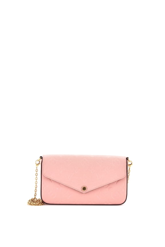 Pre-Owned Felicie Pochette Monogram Empreinte Leather By Rebag