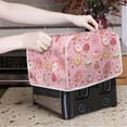 thumbnail image 2 of Yuyamidu Doughnut Toaster Cover 2 Slice Wide Slot Bread Maker Dust Proof Cover Microwave Oven Cover Foldable Kitchen Appliance Cover Baking Supplies Protection Cover, Pink, 2 of 7