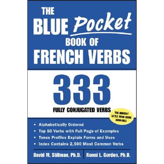 Pre-Owned The Blue Pocket Book of French Verbs: 333 Fully Conjugated Verbs (Paperback) 0071421637 9780071421638