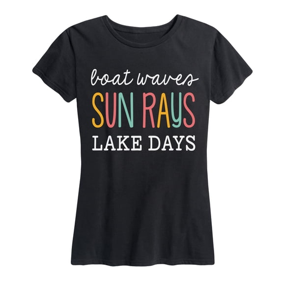 Instant Message - Lake Days Women's Short Sleeve Graphic T-Shirt