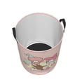 thumbnail image 3 of Large Laundry Basket with Handle, Kuromi and My Melody Collapsible Laundry Hamper, Dirty Clothes Storage Basket for Living Room, Bathroom, Bedroom, College Dorm, 3 of 7