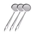 thumbnail image 2 of TIELUTT Round Network Stainless Steel Colander Spoon Filter Oil Filter Grid Small round Dining Room Table Set Fall Mats for Dining Table Dollies for End Tables Table Mat round Table Runner Modern, 2 of 7