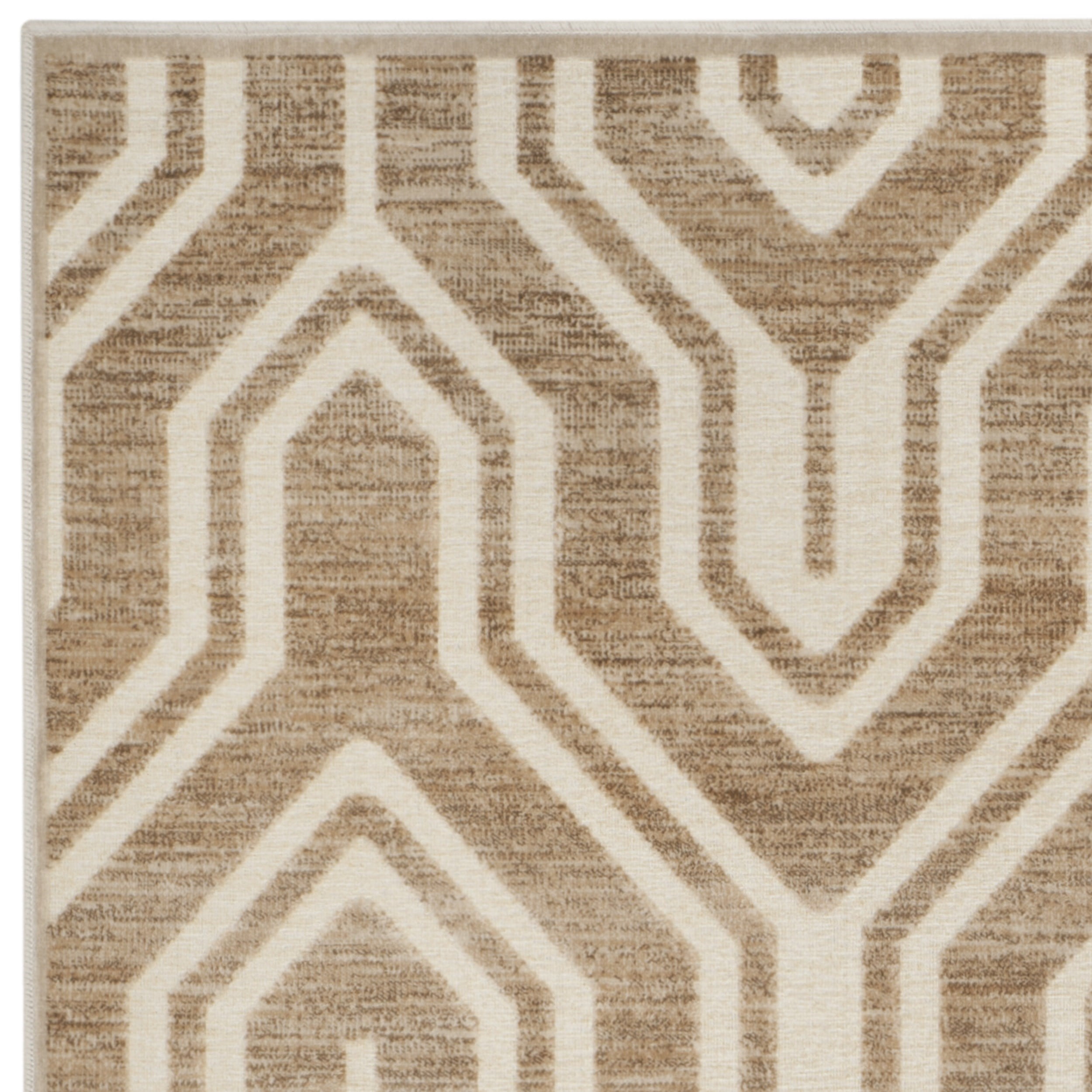 SAFAVIEH Paradise Edwyna Geometric Tessellation Area Rug, Stone, 7'6" x 10'6"
