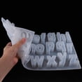 thumbnail image 3 of Space-saving Mold DIY Pendant Alphabet Crafts Compact Silicone Letter Molds Keychain, 3 of 6