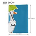 thumbnail image 3 of Pofeuu Goose Holding an Umbrella Print Travel Document Organizer Passport Holder Men Women for Family (6.5 in x 4.5 in),Wallet Holder Credit Card Clutch Bag Case, 3 of 5