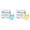 Blue-a 1PCS & Yellow-a 1PCS, variant on 100 Pack Floor Cleaning Tablets Sheets, Water Soluble Floor Cleaner for Mopping, Concentrated MultiSurface Cleaning Sheets Fit for Hardwood, Laminate Floors, Wall Tiles, Glass