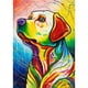 thumbnail image 1 of Taladro Pintura Diamante (DE4162) 5D DIY Kit de mosaico de punto de cruz de perro completo (W0067) 45x60cm Hugtrwg Para estrenar, 1 of 1
