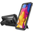 thumbnail image 2 of LG V40 Case, LG V40 ThinQ Case, SUPCASE Full-Body Protective Case with Built-in Screen Protector Kickstand &Holster Clip Design for LG V40/LG V40 ThinQ 2018 [Unicorn Beetle PRO Series] (Black), 2 of 7