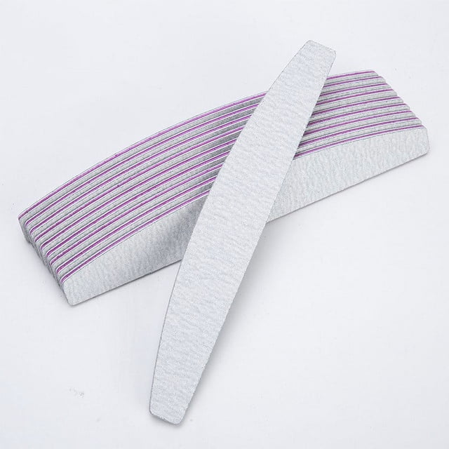 Tira para frotar uñas, tablero de goma con forma de corazón morado, lima para pulir, lima para dar forma, tira para pulir de doble cara