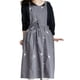 thumbnail image 1 of Delantal de cocina NikouMX Delantal impermeable con bordado de flores, 1 of 8