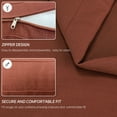 thumbnail image 6 of RADIATA 27 x 27 Outdoor Burgundy Red-A Olefin Backrest Pillow Covers, 8 Count, 6 of 8