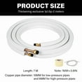 thumbnail image 5 of Split Line Set Brass Pipe Tubing for HVAC with Insulation Simple Install, 5 of 12