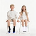 thumbnail image 4 of 12 Pairs Toddler Socks Boys Crew Socks Kids Girls Sock Boys Dress Sock Black 1-13 Years, 4 of 6