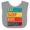 thumbnail image 3 of Inktastic Team Roping Eat Sleep Rope Repeat Boys or Girls Baby Bib, 3 of 4