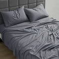 thumbnail image 2 of Nestl Full Sheet Set, 1800 Series Microfiber Deep Pocket 4 Piece Bed Sheet Set, 2 of 8