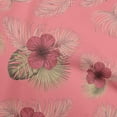thumbnail image 1 of oneOone Velvet Pink Fabric Tropical Hibiscus Floral Sewing Craft Projects Fabric Prints By Yard 58 Inch Wide, 1 of 4