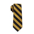 thumbnail image 1 of Mens College Striped Narrow Necktie Ties - Gold Black, 1 of 1