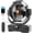 Black01, variant on Fan  Airflow  Operated Air Circulator Fan for Bedroom,Quiet & 360?Auto Oscillating Rechargeable Camping Fans with LED Light (RGBW) X66 Black