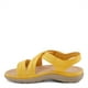 thumbnail image 4 of Flexus Women's CROSSBEAM Cross Over Sandals Yellow EU 37 / US 6.5 - 7, 4 of 5