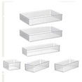 thumbnail image 1 of Luzkey Makeup Organizer Bathroom Organizer Acrylic Multipurpose Container Desktop Storage Box Vanity Storage Bin for Dresser Cabinet 6 Pieces, 1 of 8